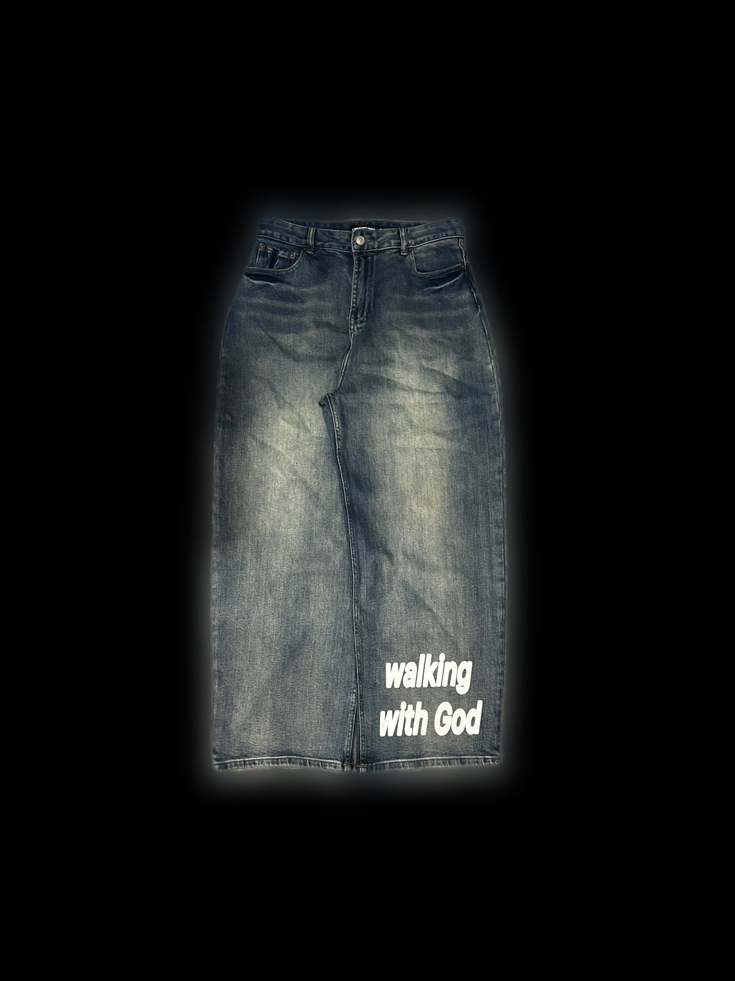 "Walking with God" Jeans